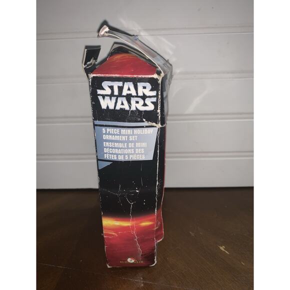 Vintage 5 Star Wars Hanging Christmas Ornaments 2006 Lucas Films Ltd NIB Damage - Picture 3 of 6